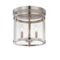 Penrose 3-Light Ceiling Light in Satin Nickel Satin Nickel