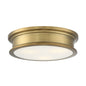Watkins 3-Light Ceiling Light in Warm Brass Warm Brass