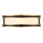 Alberti 4-Light Ceiling Light in Matte Black with Warm Brass Accents Matte Black with Warm Brass