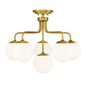 Marco 6-Light Ceiling Light in Warm Brass Warm Brass