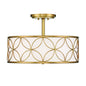 Reid 4-Light Ceiling Light in Warm Brass Warm Brass