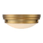 Lucerne 2-Light Ceiling Light in Warm Brass Warm Brass