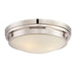 Lucerne 3-Light Ceiling Light in Polished Nickel Polished Nickel