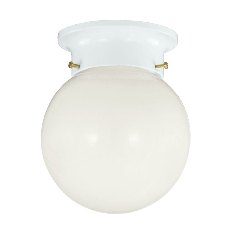 1-Light Ceiling Light in White White