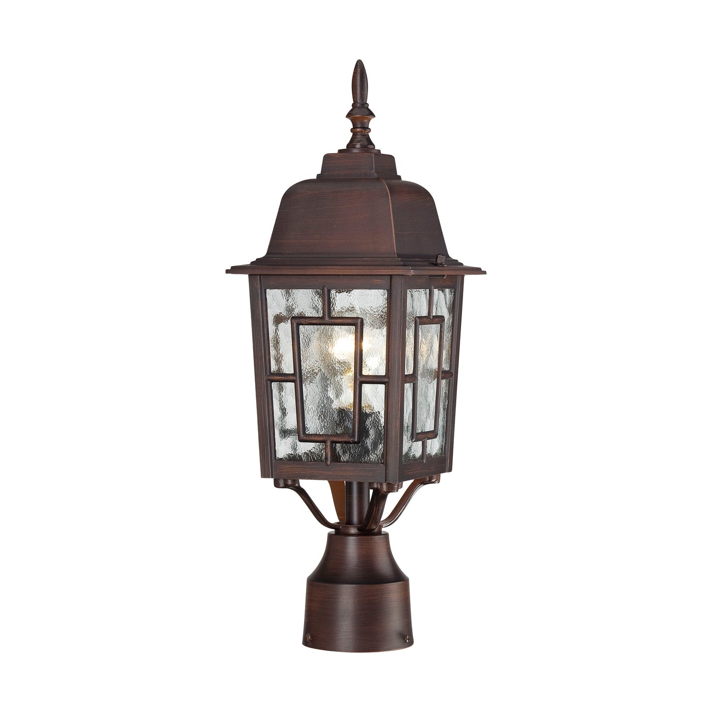 BANYAN 1 LGT 17" OUTDOOR POST