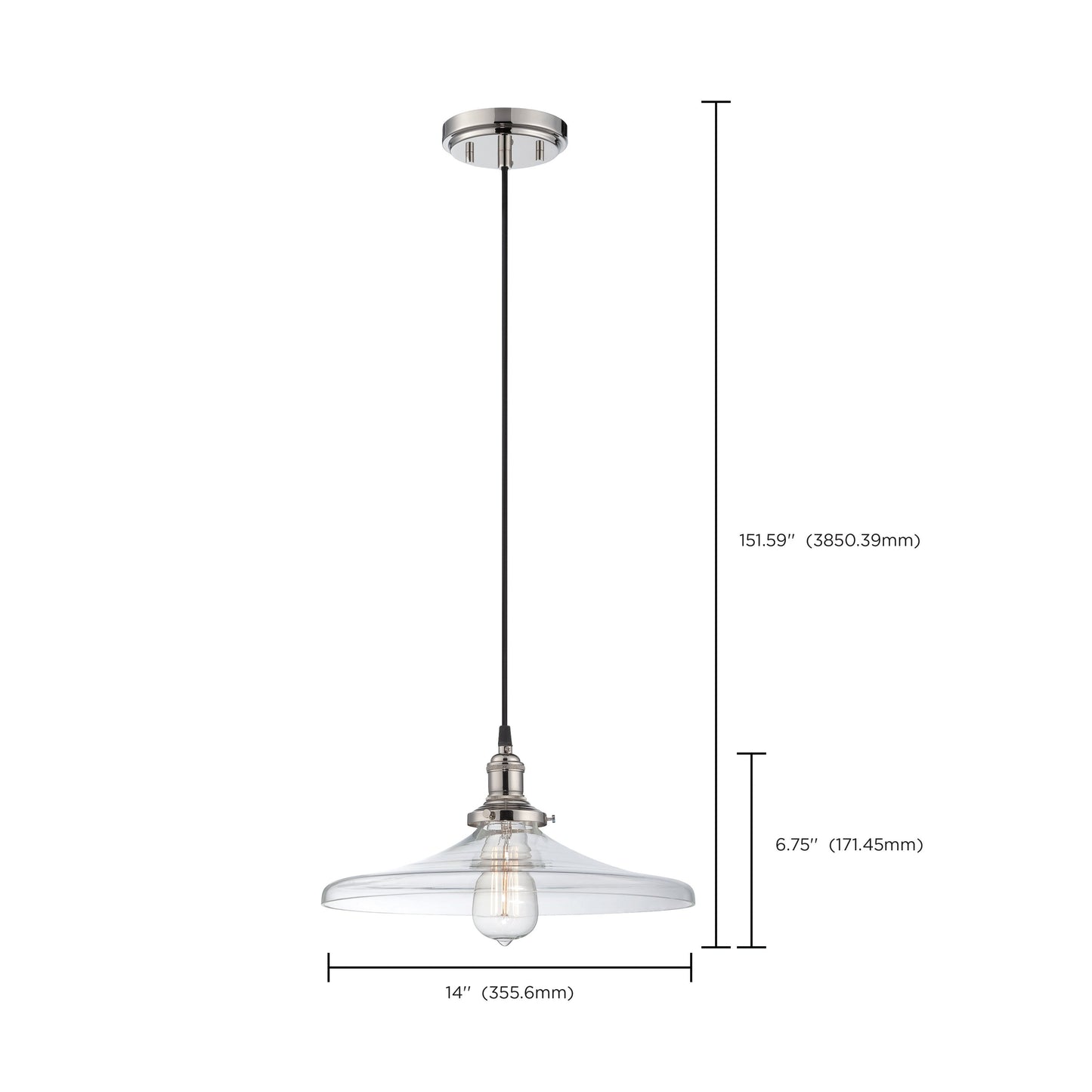 1 LT VINTAGE PENDANT