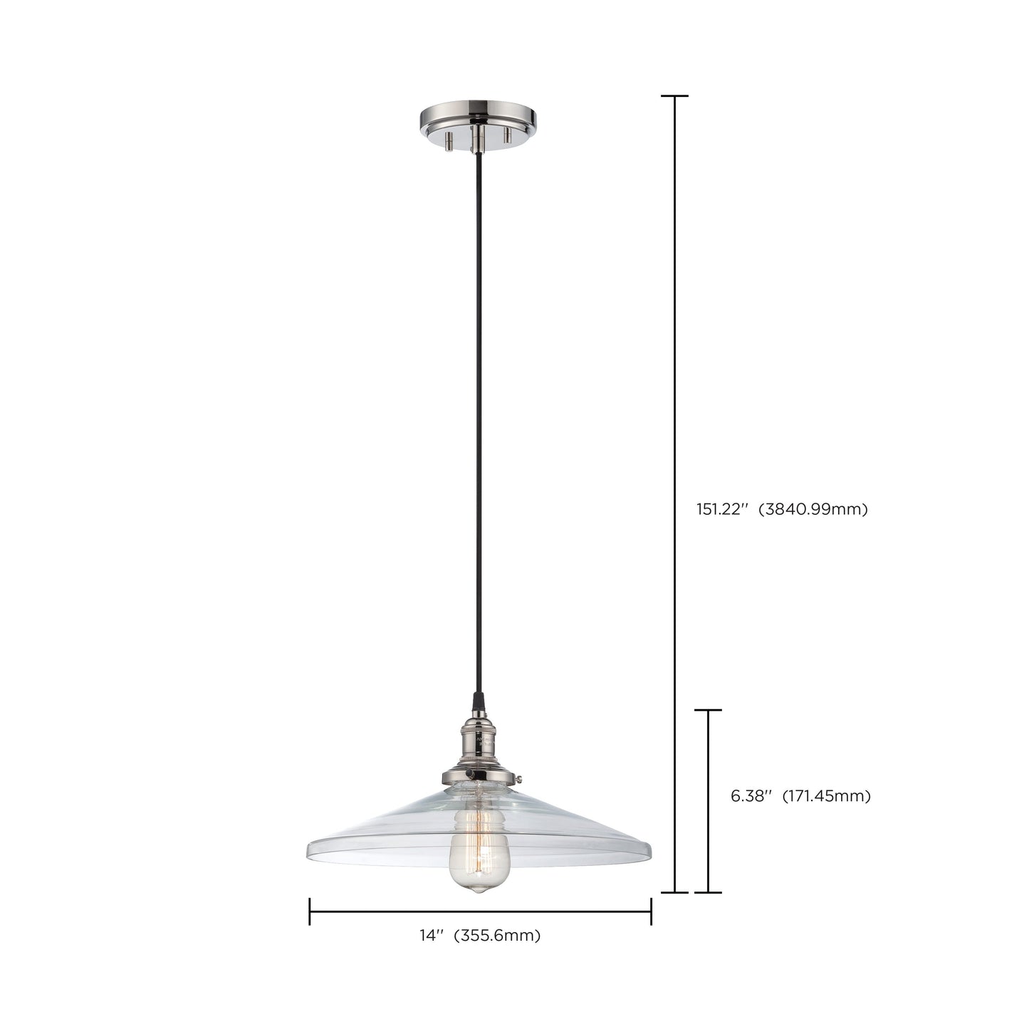 1 LT VINTAGE PENDANT