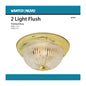 PATTON 3 LIGHT FLUSH DOME