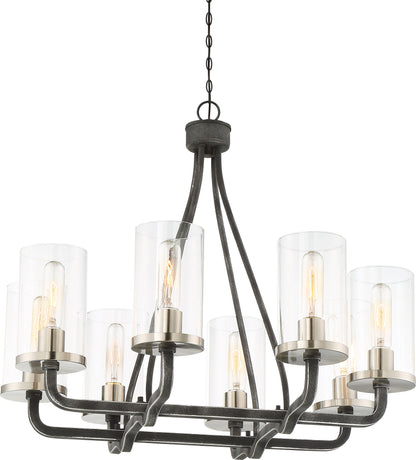 SHERWOOD 8 LIGHT CHANDELIER