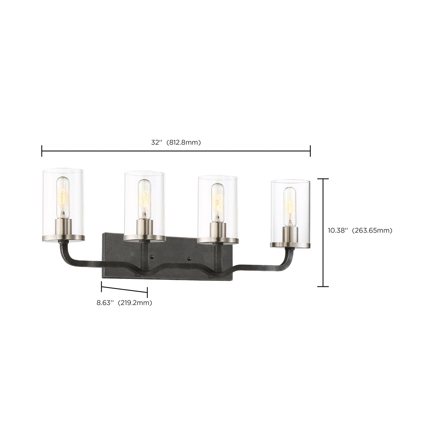 SHERWOOD 8 LIGHT CHANDELIER
