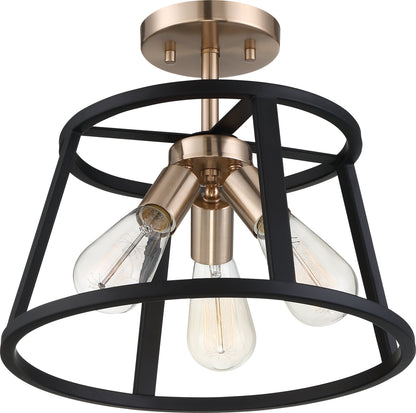 CHASSIS 3 LIGHT PENDANT