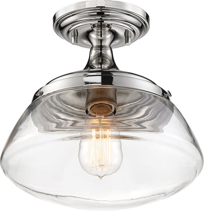 KEW 1 LIGHT SEMI FLUSH