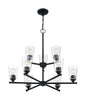 BRANSEL 3 LIGHT SEMI FLUSH
