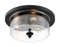 BRANSEL 2 LIGHT FLUSH MOUNT