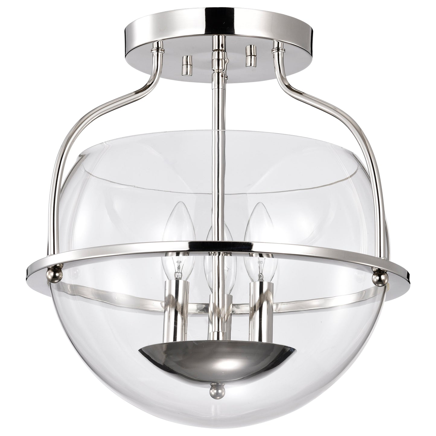 AMADO 3 LIGHT SEMI FLUSH MOUNT