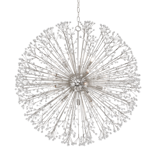 Dunkirk Chandelier with Polished Nickel Finish