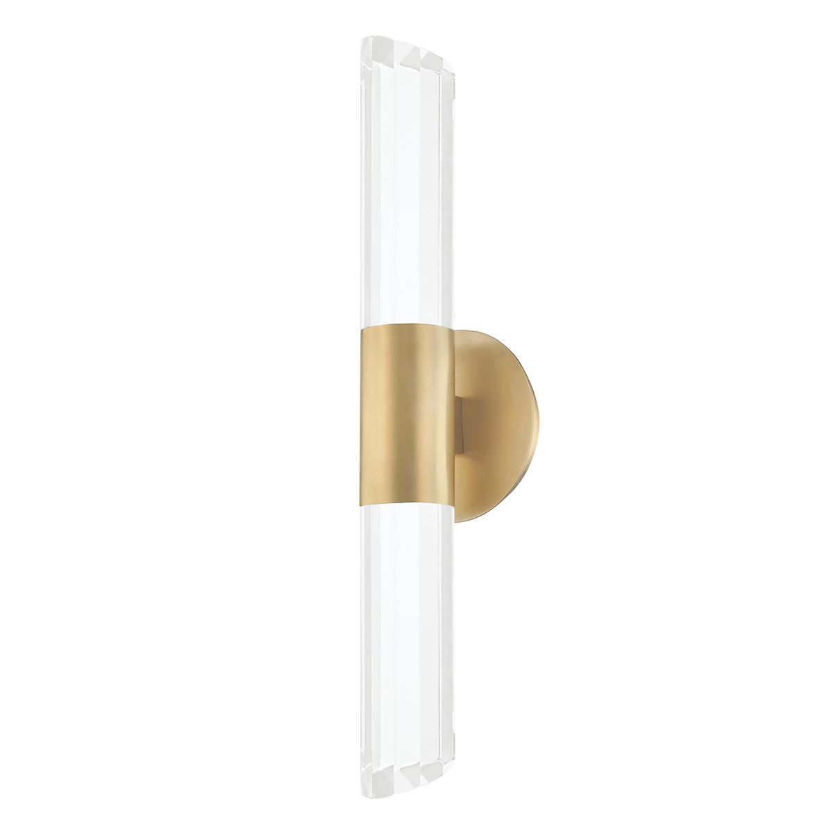 Rowe Wall Sconce with Aged Brass Finish