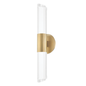 Rowe Wall Sconce with Aged Brass Finish