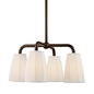 Malden Chandelier with Distressed Bronze Finish