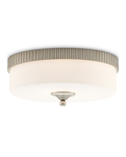 Bryce Silver Flush Mount