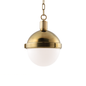 Lambert Pendant with Aged Brass Finish