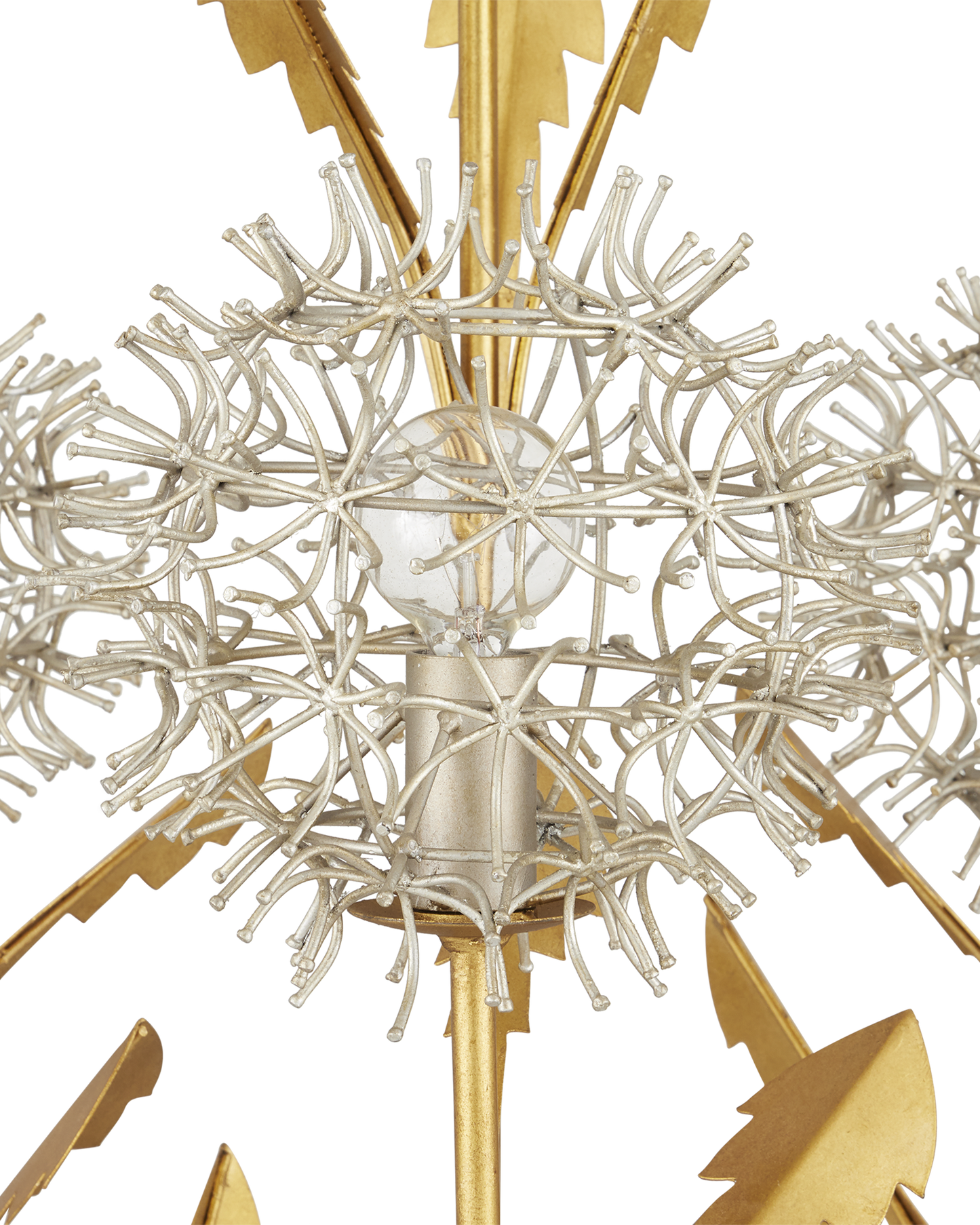 Dandelion Silver & Gold Pendant