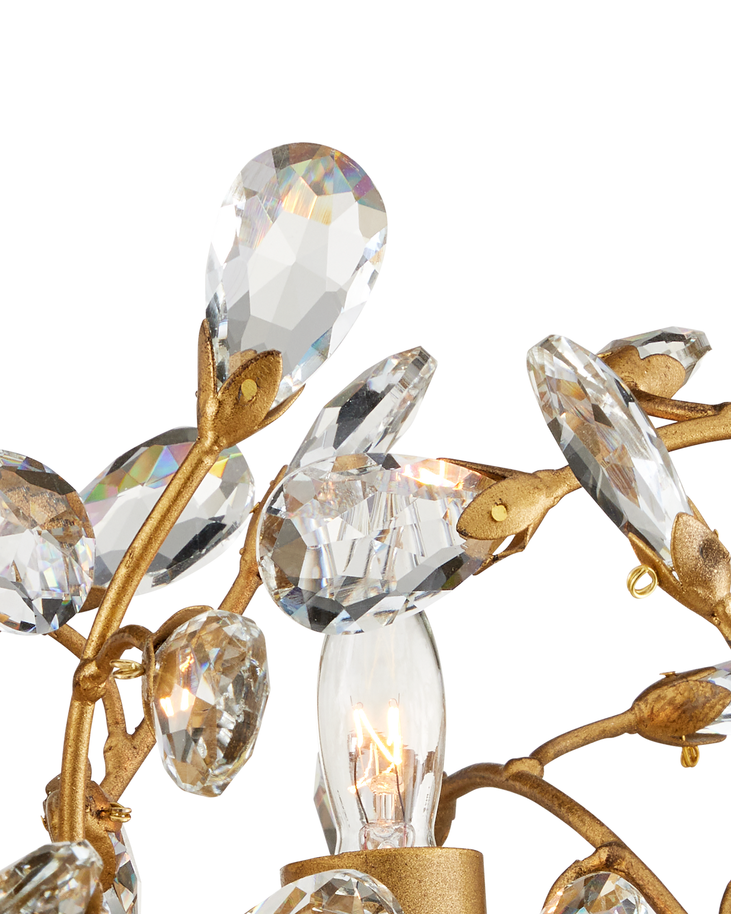 Crystal Bud Grande Ring Chandelier