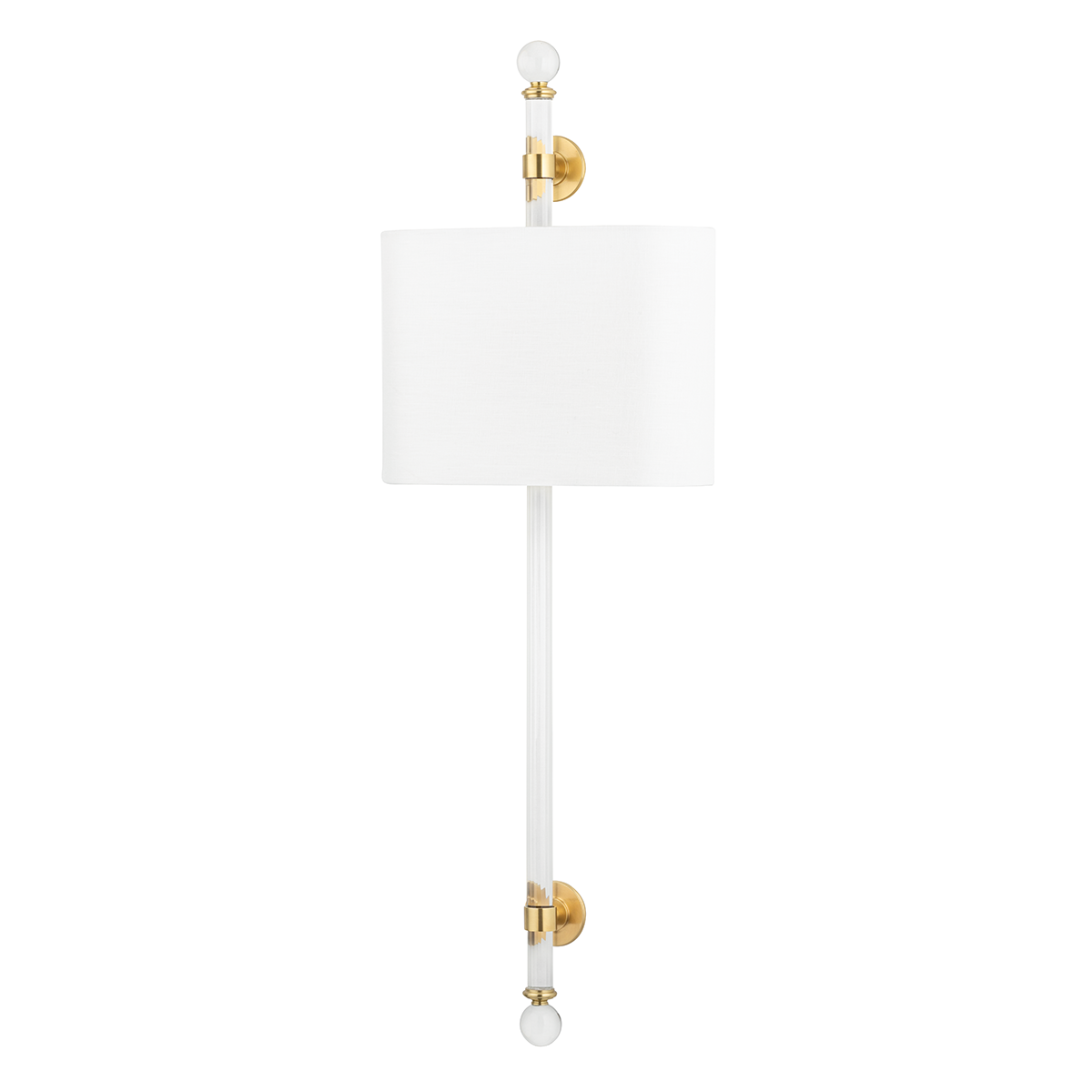 Wertham Wall Sconce with Aged Brass Finish