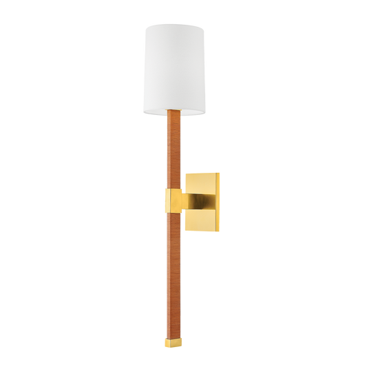 MINNETONKA Wall Sconce with Aged Brass Finish