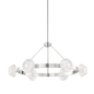 Barclay Chandelier with Polished Nickel Finish