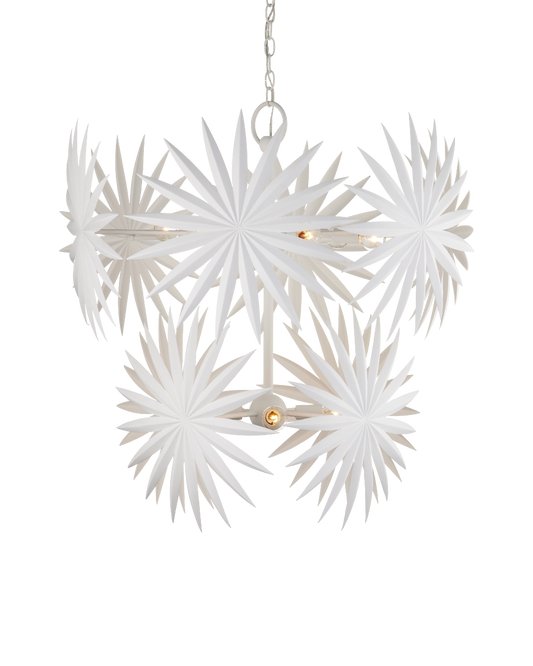 Bismarkia Medium White Chandelier