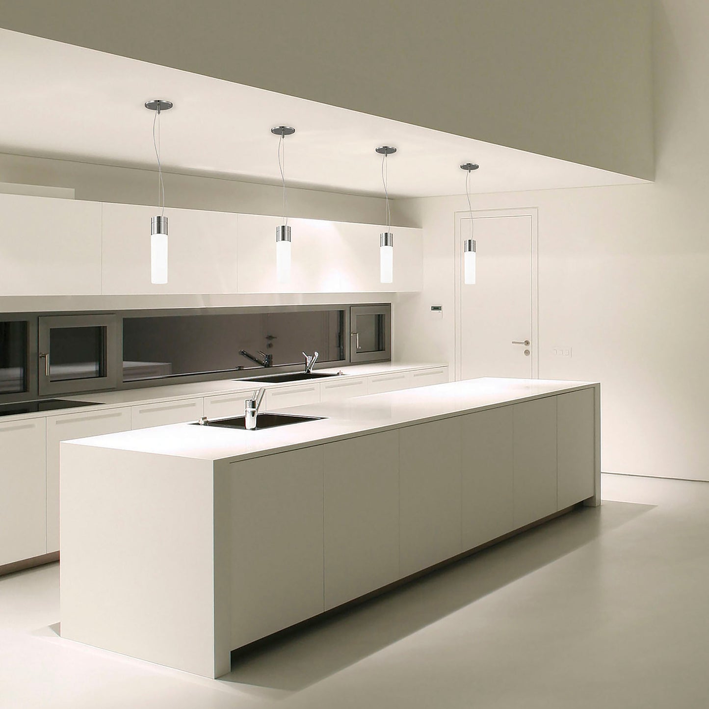 LED BUTTON BL 17" FLUSH