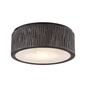 Crispin Flush Mount with Old Bronze Finish