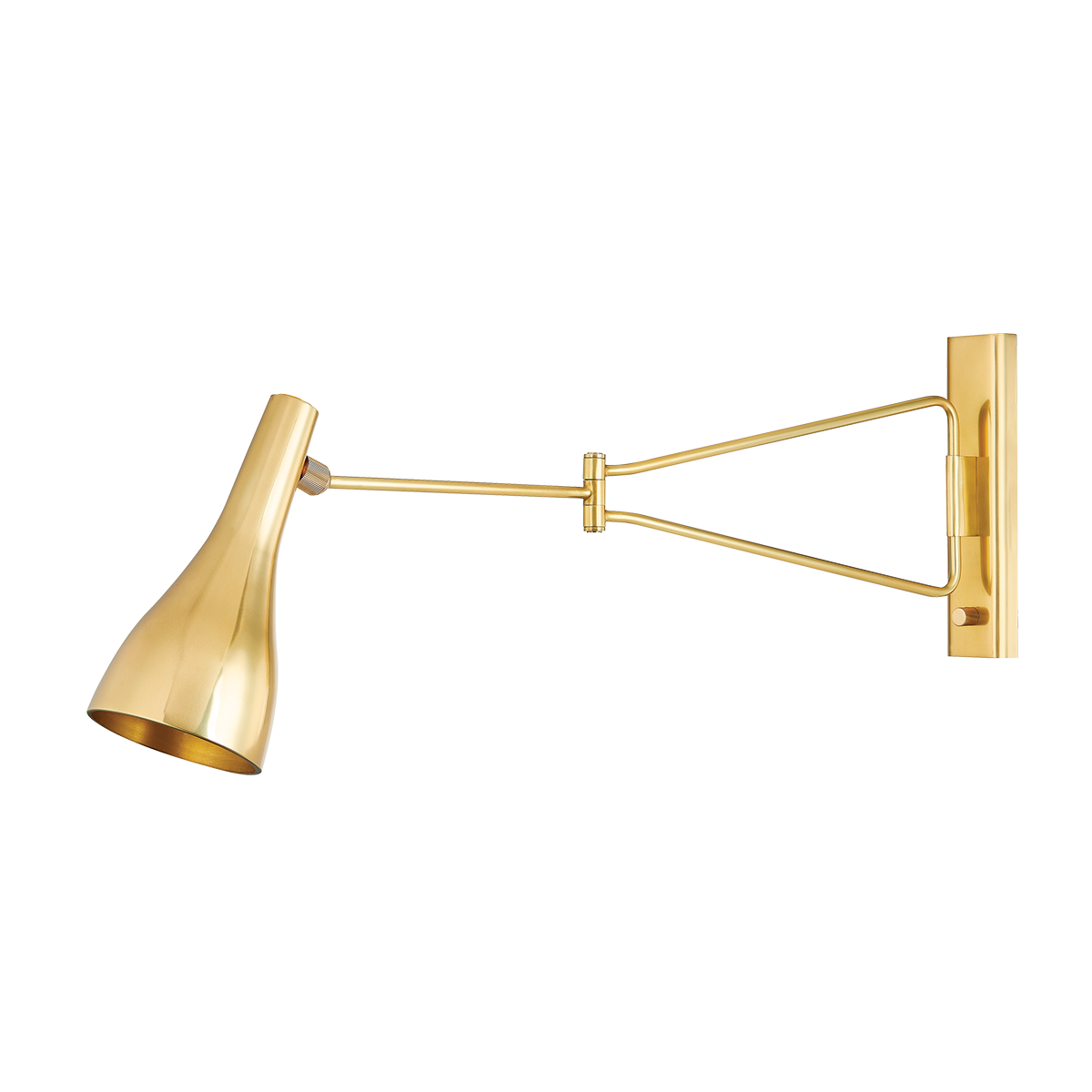 NORTHFORD Wall Sconce with Aged Brass Finish