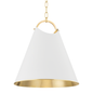 Burnbay Pendant with Aged Brass Finish