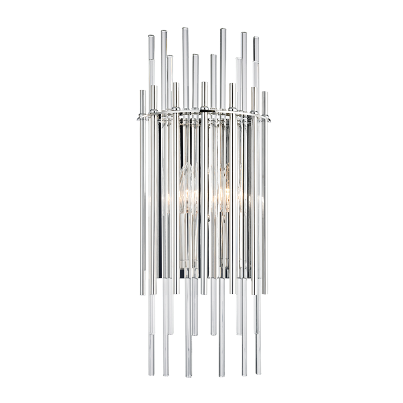 Wallis Wall Sconce with Polished Nickel Finish