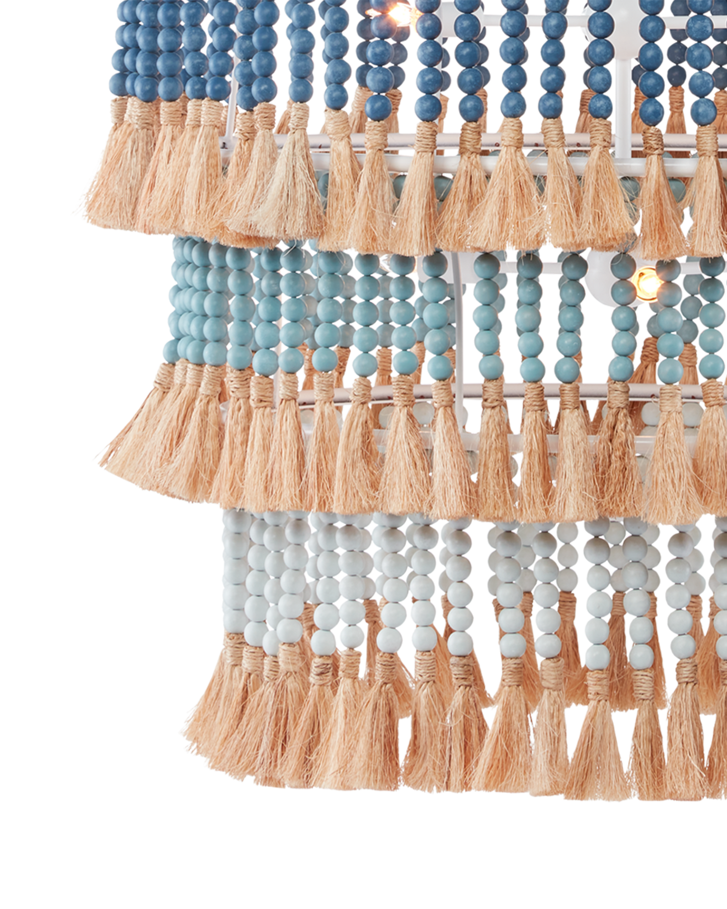 St. Barts Blue Chandelier