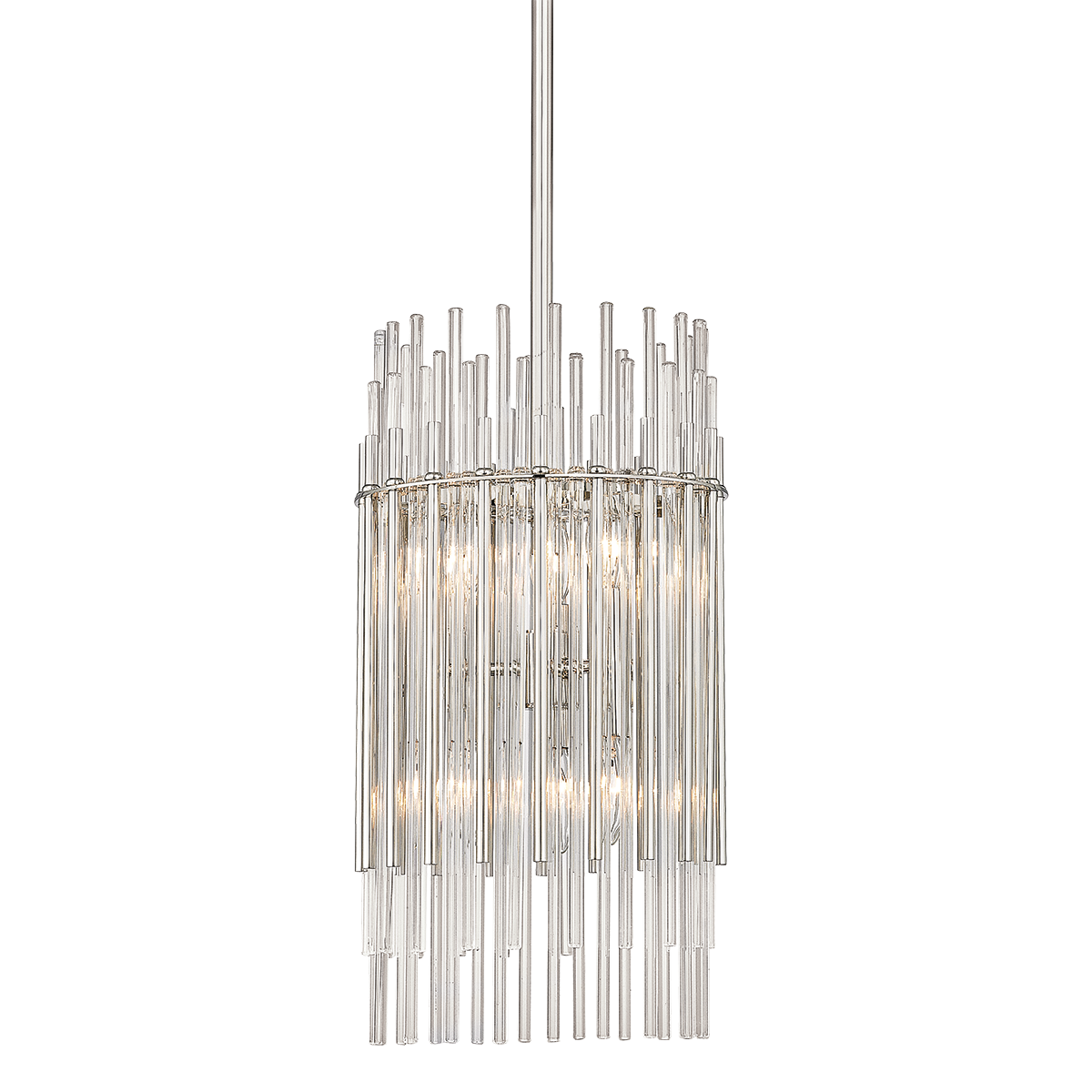 Wallis Pendant with Polished Nickel Finish