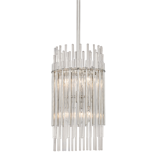 Wallis Pendant with Polished Nickel Finish