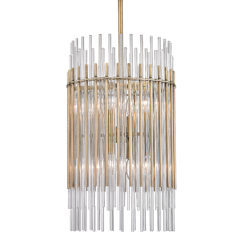 Wallis Pendant with Aged Brass Finish