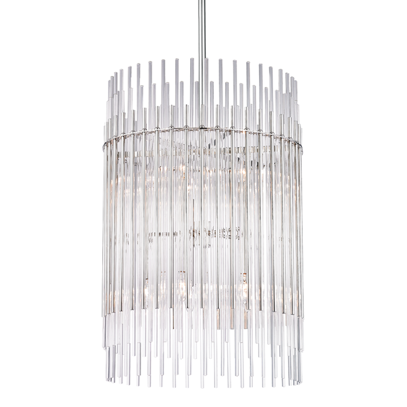 Wallis Chandelier with Polished Nickel Finish