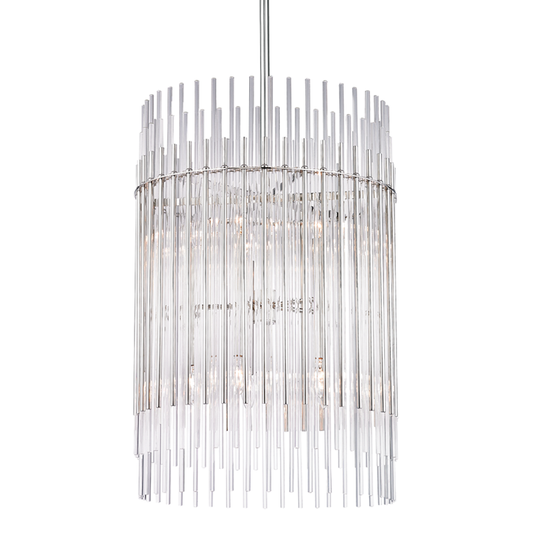Wallis Chandelier with Polished Nickel Finish