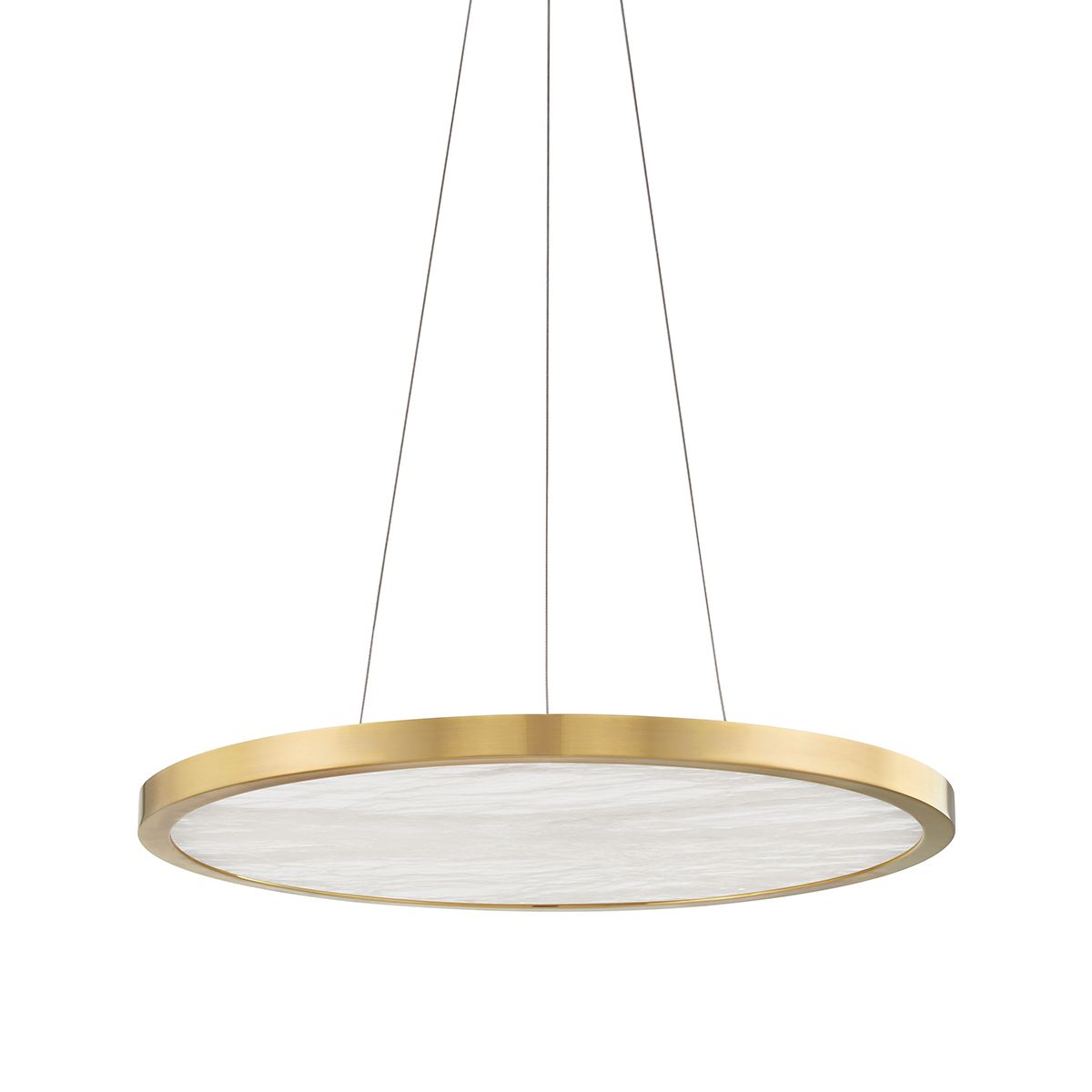 Eastport Chandelier with Aged Brass Finish