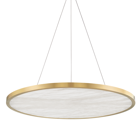 Eastport Chandelier with Aged Brass Finish