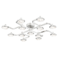 Meander Semi Flush with Polished Nickel Finish