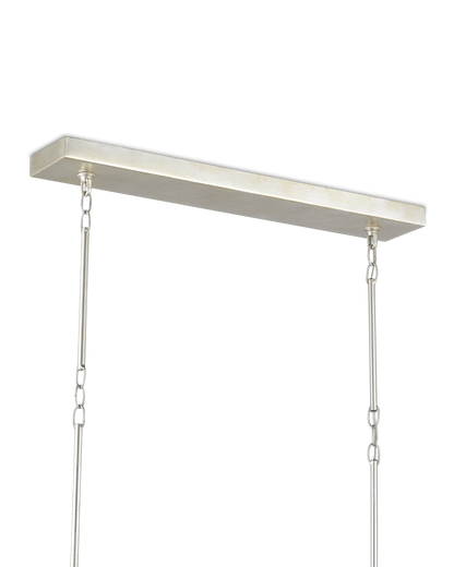 Middleton Silver Rectangular Chandelier