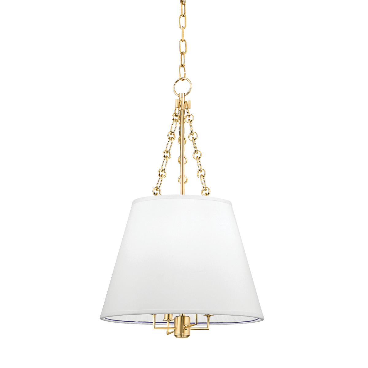 Burdett Pendant with Aged Brass Finish