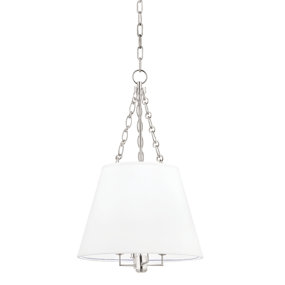 Burdett Pendant with Polished Nickel Finish