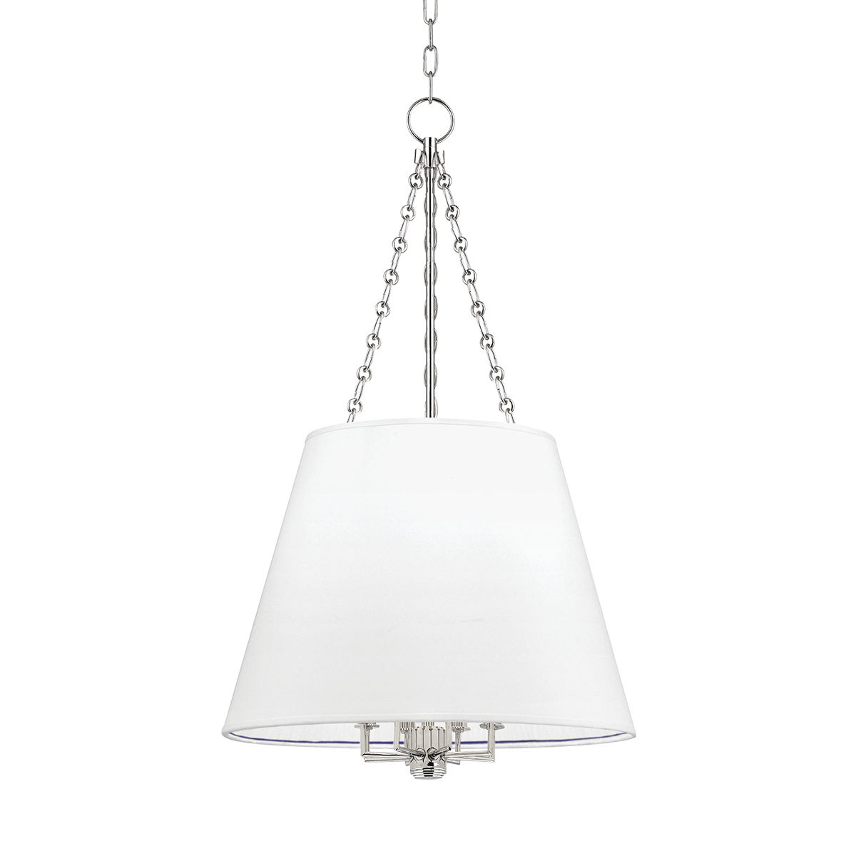 Burdett Pendant with Polished Nickel Finish
