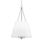 Burdett Pendant with Polished Nickel Finish